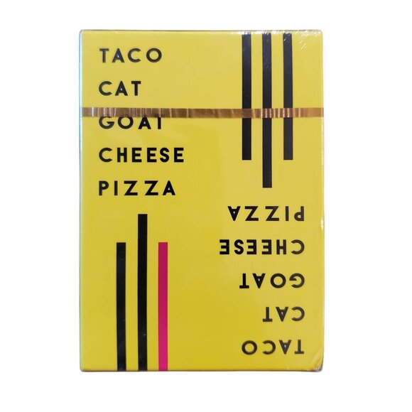 Taco Cat Goat Cheese Pizza Card Game by Dolphin Hat Games, Ages 8+ NEW SEALED - Picture 1 of 4